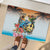 Cayman Islands Rubber Doormat Iguanas And Parrot Hisbius Flower - Wonder Print Shop