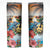 Cayman Islands Skinny Tumbler Iguanas And Parrot Hisbius Flower - Wonder Print Shop