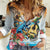 Cayman Islands Women Casual Shirt Iguanas And Parrot Hisbius Flower - Wonder Print Shop