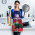 Custom Cayman Islands Apron Green Turtle Sporty Style - Wonder Print Shop