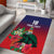 Custom Cayman Islands Area Rug Green Turtle Sporty Style - Wonder Print Shop