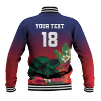 Custom Cayman Islands Baseball Jacket Green Turtle Sporty Style - Wonder Print Shop