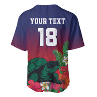 Custom Cayman Islands Baseball Jersey Green Turtle Sporty Style - Wonder Print Shop