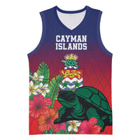Custom Cayman Islands Basketball Jersey Green Turtle Sporty Style - Wonder Print Shop