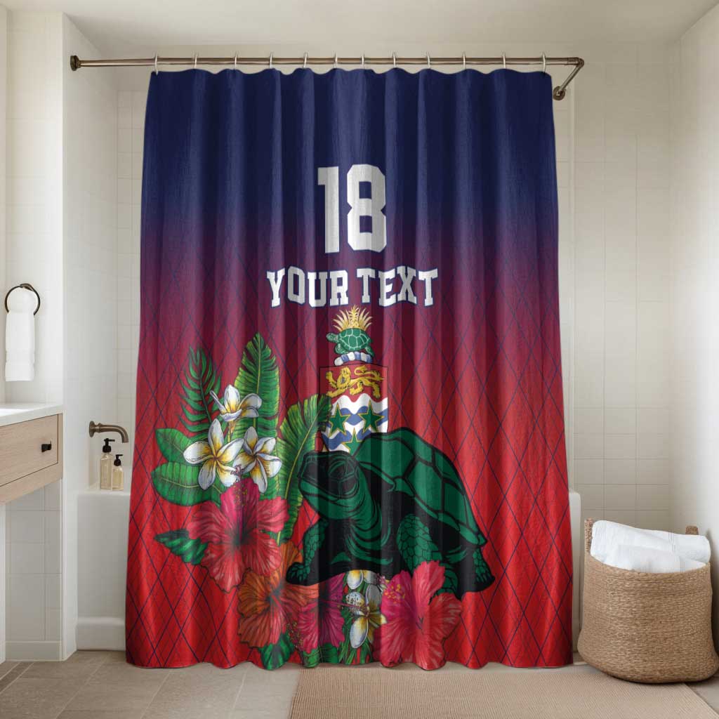 Custom Cayman Islands Bathroom Set Green Turtle Sporty Style - Wonder Print Shop