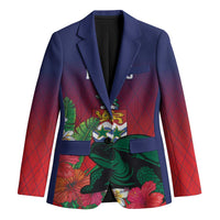 Custom Cayman Islands Blazer Green Turtle Sporty Style - Wonder Print Shop