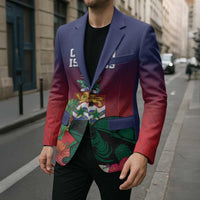 Custom Cayman Islands Blazer Green Turtle Sporty Style - Wonder Print Shop