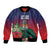 Custom Cayman Islands Bomber Jacket Green Turtle Sporty Style - Wonder Print Shop