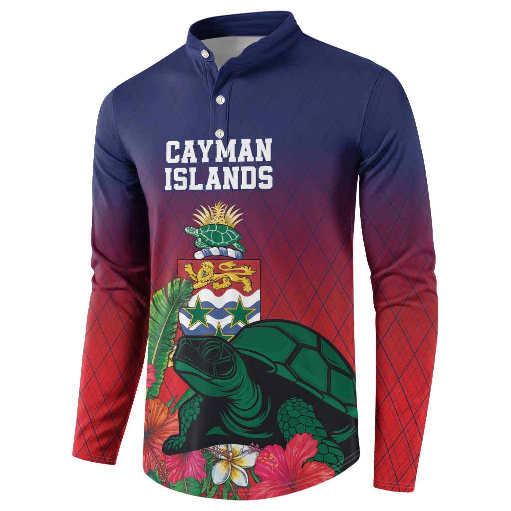 Custom Cayman Islands Button Sweatshirt Green Turtle Sporty Style - Wonder Print Shop