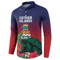 Custom Cayman Islands Button Sweatshirt Green Turtle Sporty Style - Wonder Print Shop