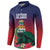 Custom Cayman Islands Button Sweatshirt Green Turtle Sporty Style - Wonder Print Shop