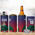 Custom Cayman Islands 4 in 1 Can Cooler Tumbler Green Turtle Sporty Style - Wonder Print Shop