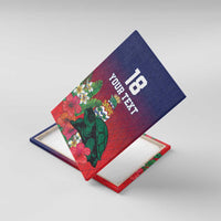 Custom Cayman Islands Canvas Wall Art Green Turtle Sporty Style - Wonder Print Shop