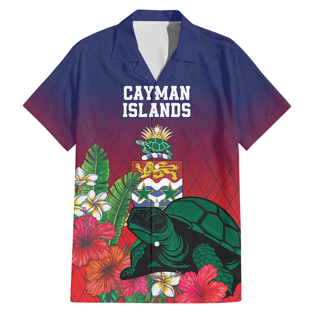 Custom Cayman Islands Family Matching Mermaid Dress and Hawaiian Shirt Green Turtle Sporty Style - Wonder Print Shop