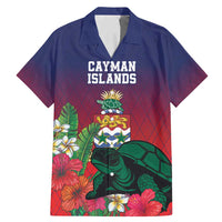 Custom Cayman Islands Family Matching Mermaid Dress and Hawaiian Shirt Green Turtle Sporty Style - Wonder Print Shop