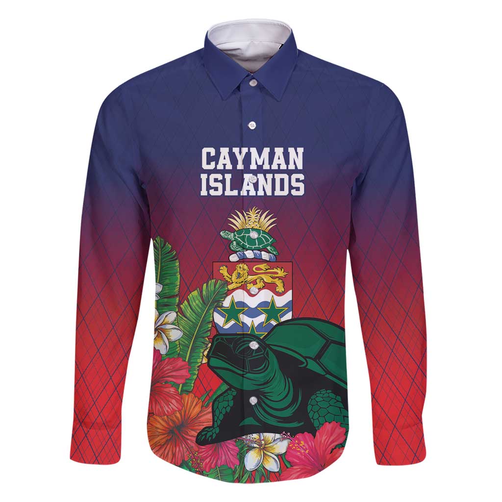 Custom Cayman Islands Family Matching Off Shoulder Short Dress and Hawaiian Shirt Green Turtle Sporty Style - Wonder Print Shop