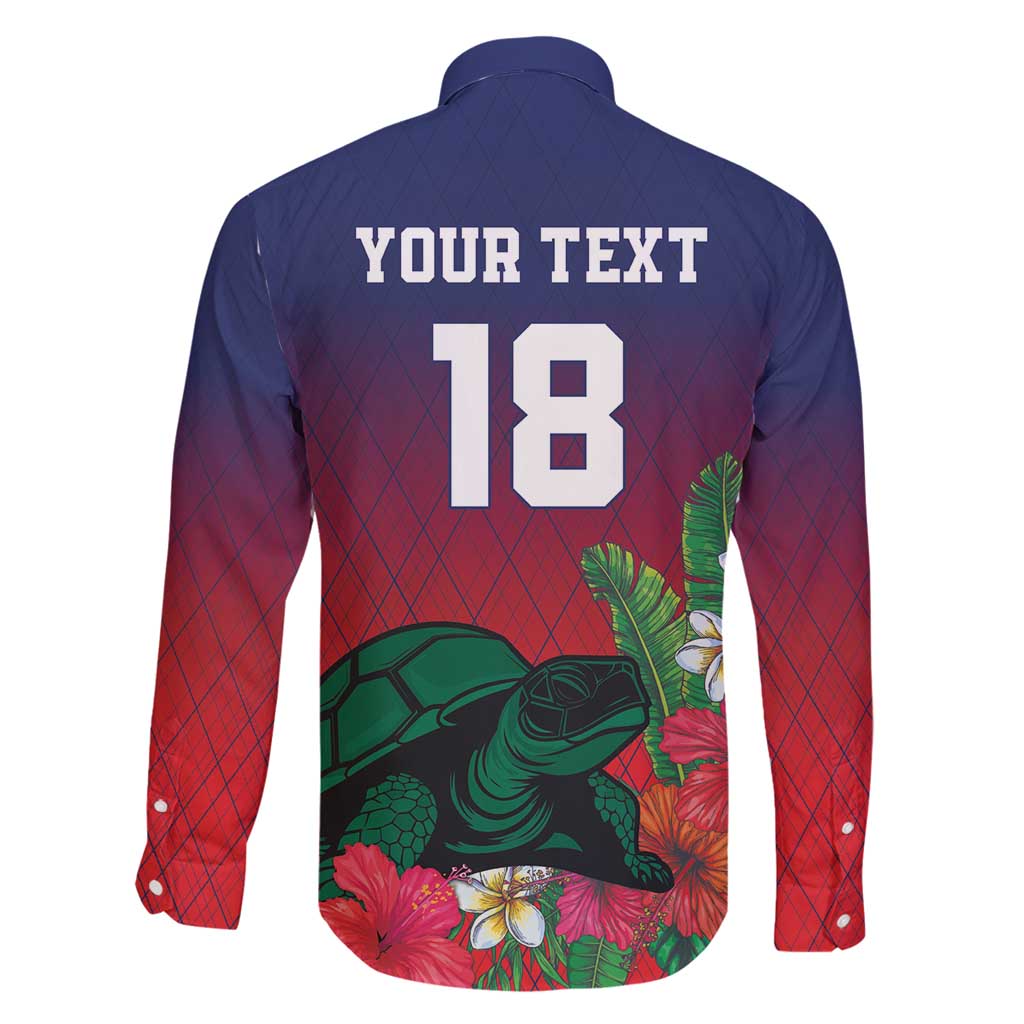 Custom Cayman Islands Family Matching Puletasi and Hawaiian Shirt Green Turtle Sporty Style - Wonder Print Shop