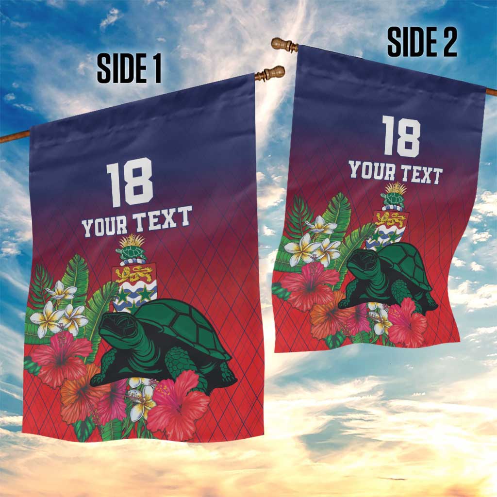 Custom Cayman Islands Garden Flag Green Turtle Sporty Style - Wonder Print Shop