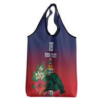 Custom Cayman Islands Grocery Bag Green Turtle Sporty Style - Wonder Print Shop