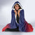Custom Cayman Islands Hooded Blanket Green Turtle Sporty Style - Wonder Print Shop