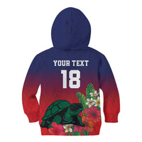 Custom Cayman Islands Kid Hoodie Green Turtle Sporty Style - Wonder Print Shop