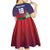 Custom Cayman Islands Kid Short Sleeve Dress Green Turtle Sporty Style - Wonder Print Shop