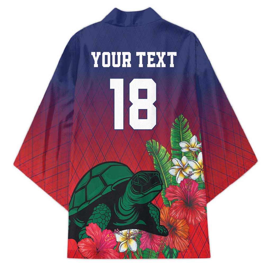 Custom Cayman Islands Kimono Green Turtle Sporty Style - Wonder Print Shop