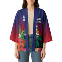 Custom Cayman Islands Kimono Green Turtle Sporty Style - Wonder Print Shop