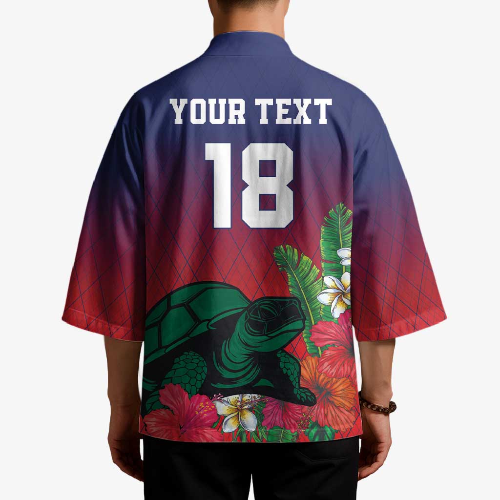 Custom Cayman Islands Kimono Green Turtle Sporty Style - Wonder Print Shop