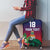 Custom Cayman Islands Luggage Cover Green Turtle Sporty Style - Wonder Print Shop