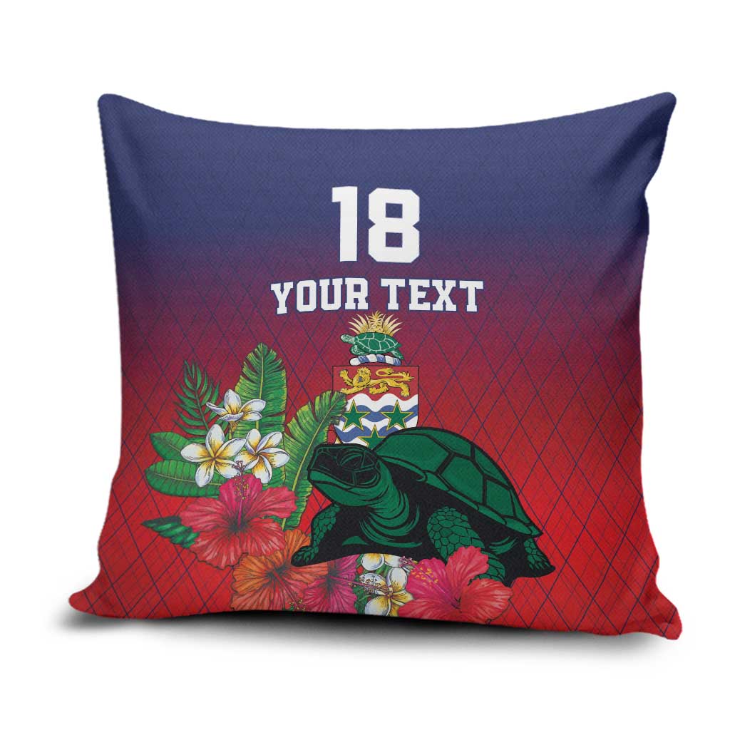Custom Cayman Islands Pillow Cover Green Turtle Sporty Style - Wonder Print Shop