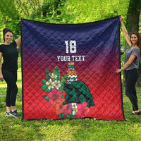 Custom Cayman Islands Quilt Green Turtle Sporty Style - Wonder Print Shop