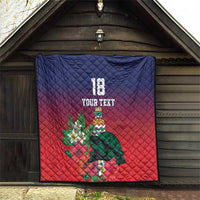 Custom Cayman Islands Quilt Green Turtle Sporty Style - Wonder Print Shop