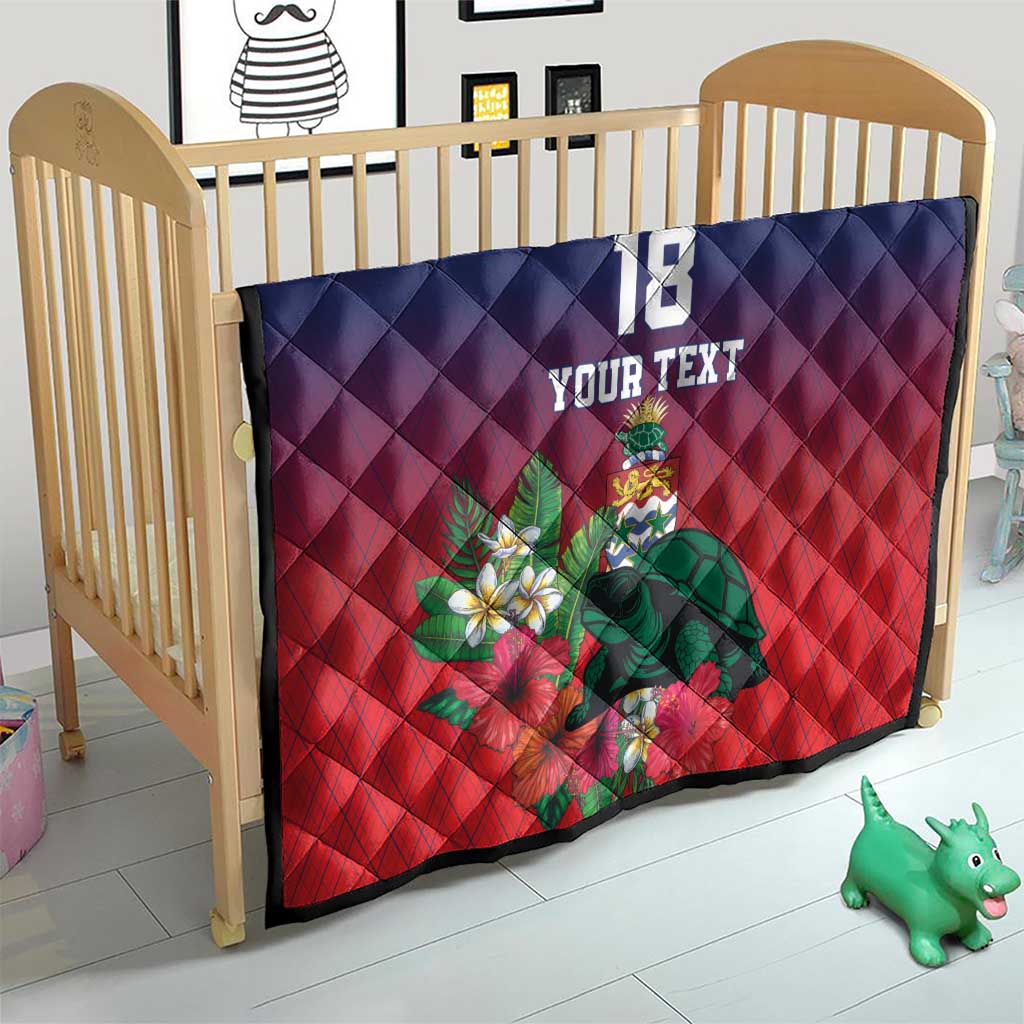 Custom Cayman Islands Quilt Green Turtle Sporty Style - Wonder Print Shop