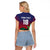 Custom Cayman Islands Raglan Cropped T Shirt Green Turtle Sporty Style - Wonder Print Shop