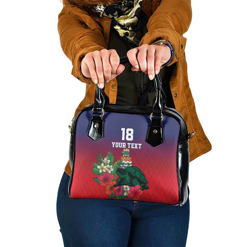Custom Cayman Islands Shoulder Handbag Green Turtle Sporty Style - Wonder Print Shop