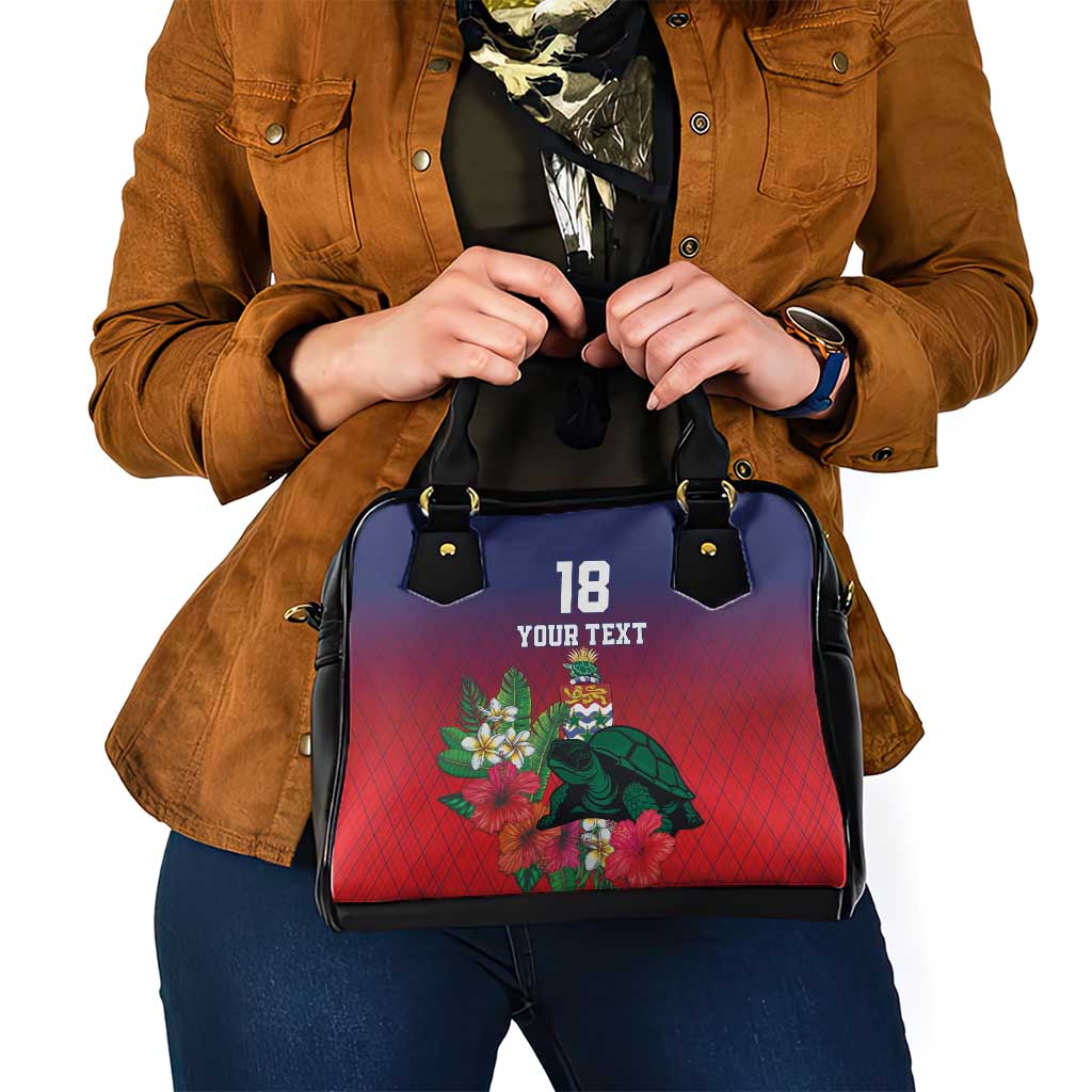 Custom Cayman Islands Shoulder Handbag Green Turtle Sporty Style - Wonder Print Shop