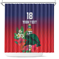Custom Cayman Islands Shower Curtain Green Turtle Sporty Style - Wonder Print Shop