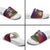 Custom Cayman Islands Slide Sandals Green Turtle Sporty Style - Wonder Print Shop