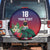 Custom Cayman Islands Spare Tire Cover Green Turtle Sporty Style - Wonder Print Shop