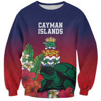Custom Cayman Islands Sweatshirt Green Turtle Sporty Style - Wonder Print Shop