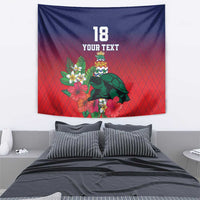 Custom Cayman Islands Tapestry Green Turtle Sporty Style - Wonder Print Shop
