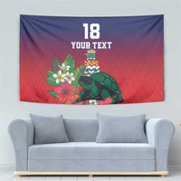 Custom Cayman Islands Tapestry Green Turtle Sporty Style - Wonder Print Shop