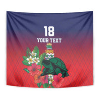 Custom Cayman Islands Tapestry Green Turtle Sporty Style - Wonder Print Shop