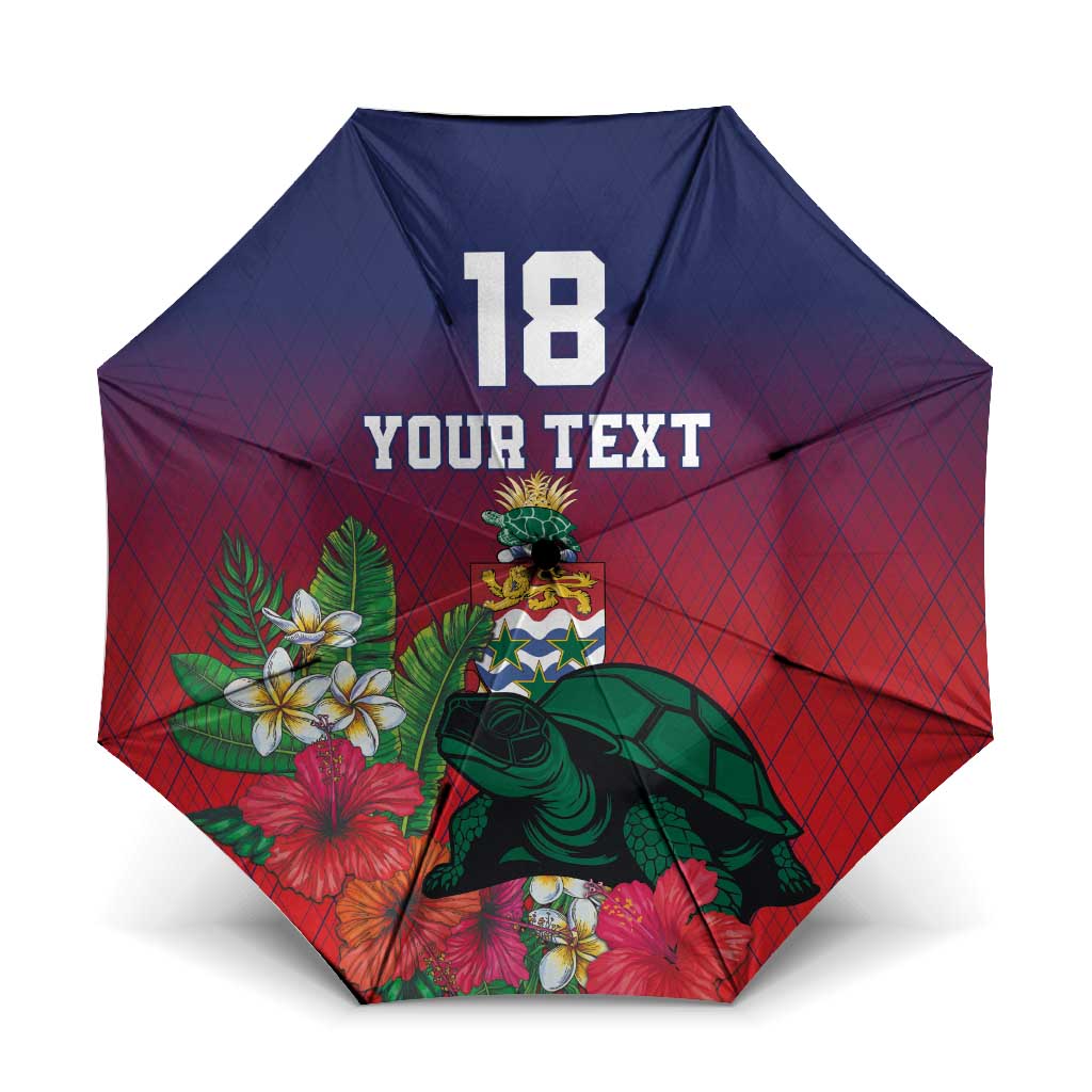 Custom Cayman Islands Umbrella Green Turtle Sporty Style - Wonder Print Shop