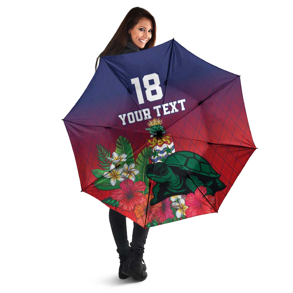 Custom Cayman Islands Umbrella Green Turtle Sporty Style - Wonder Print Shop