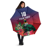Custom Cayman Islands Umbrella Green Turtle Sporty Style - Wonder Print Shop