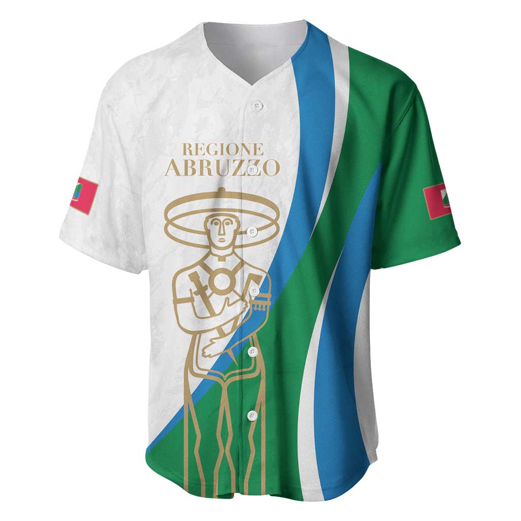 Personalized Italian Region Abruzzo Baseball Jersey Italy Sporty Style - Wonder Print Shop