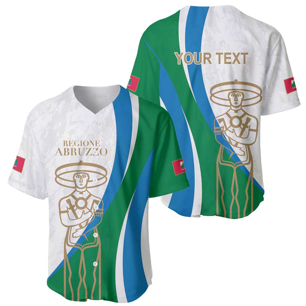 Personalized Italian Region Abruzzo Baseball Jersey Italy Sporty Style - Wonder Print Shop