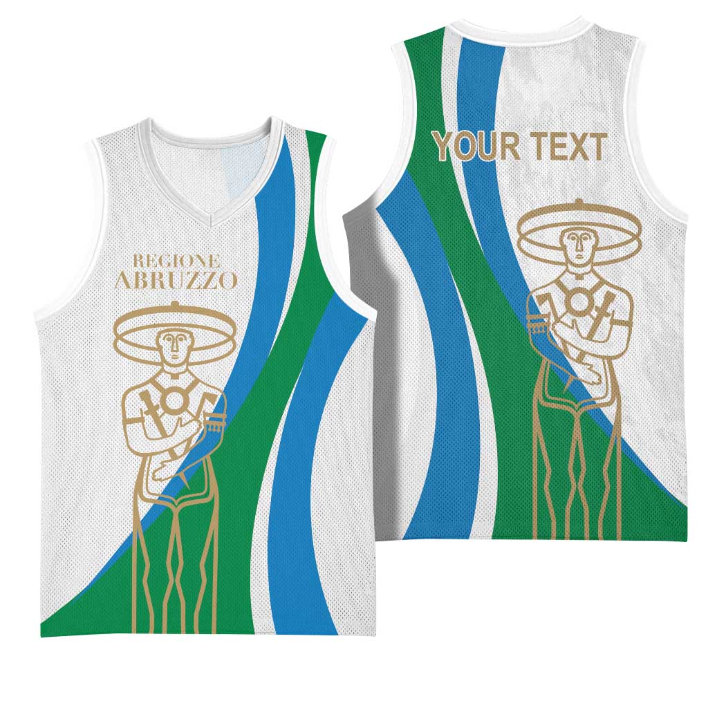 Personalized Italian Region Abruzzo Basketball Jersey Italy Sporty Style - Wonder Print Shop